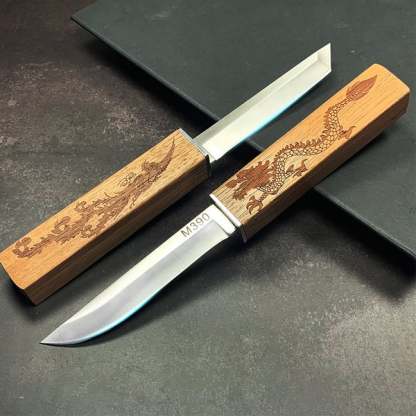 🐉Handmade Portable 2 In 1 Dragon and Phoenix Double Blades🐉🗡
