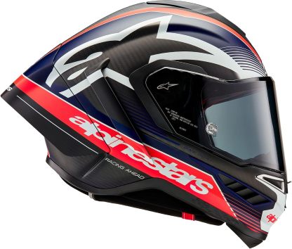 Přilba Alpinestars Supertech R10 Solid, karbonová skořepina, certifikace CE, pokročilé odvětrávání a padnutí