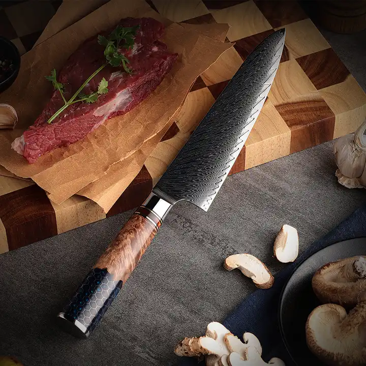 Kuchyňská sada 5 japonských nozù, časově omezená sleva 50 %, možnost gravírování jména