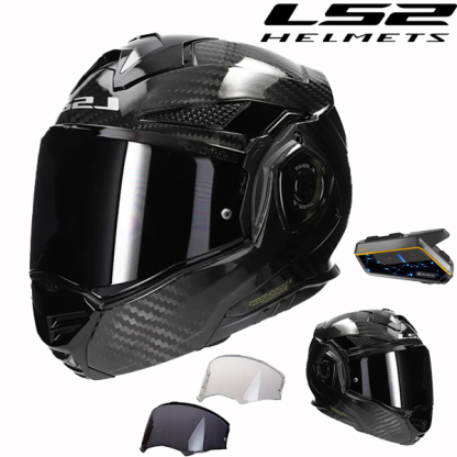 Capacete LS2 Capacete leve em fibra de carbono FF901 ADVANT X+/ECE 22.06-P/J