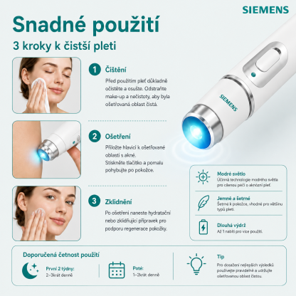 Siemens™ neinvazivní laserové pero na odstranění znamének a bradavic