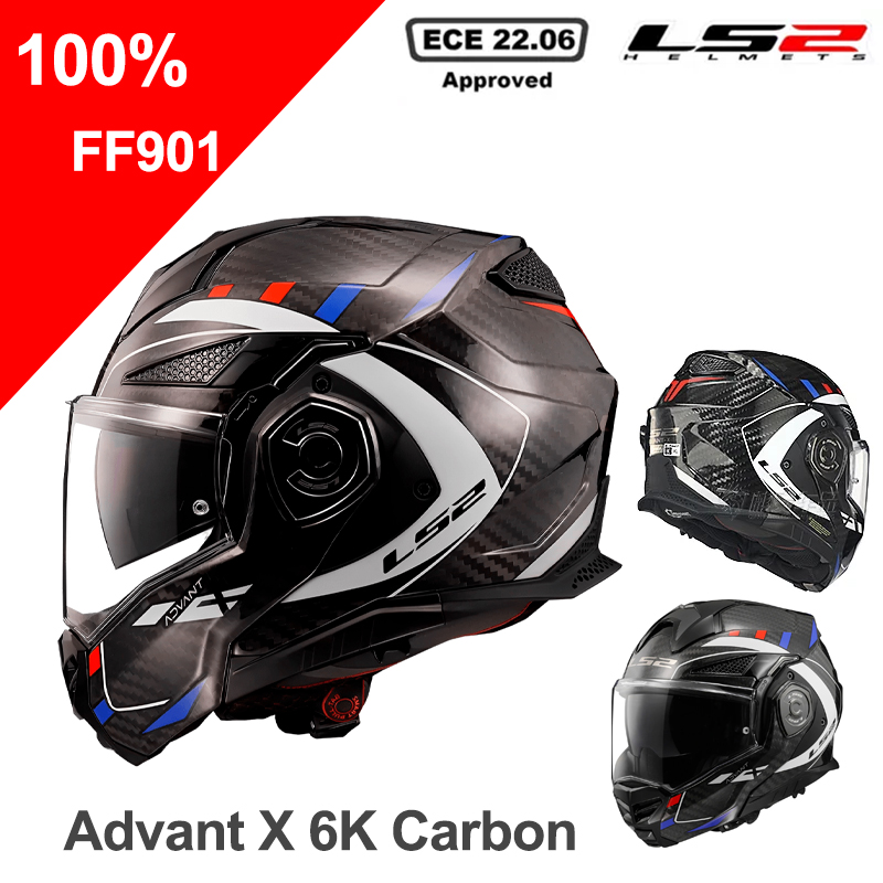 LS2 FF901 ADVANT X+ könnyű szénszálas sisak