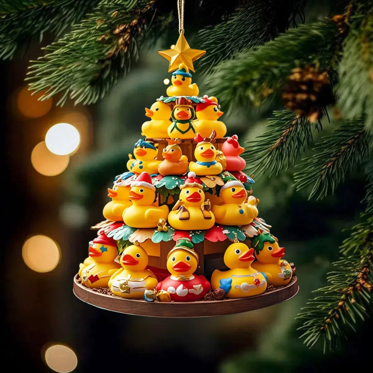 Duck Christmas Tree Ornaments