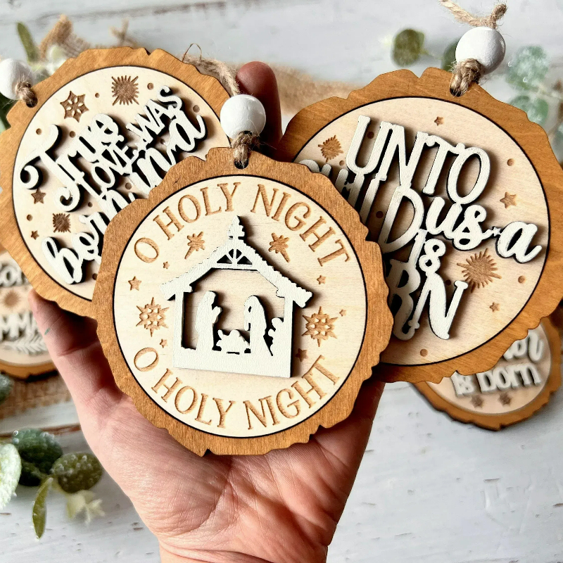 Nativity Ornaments Set(All of 7)
