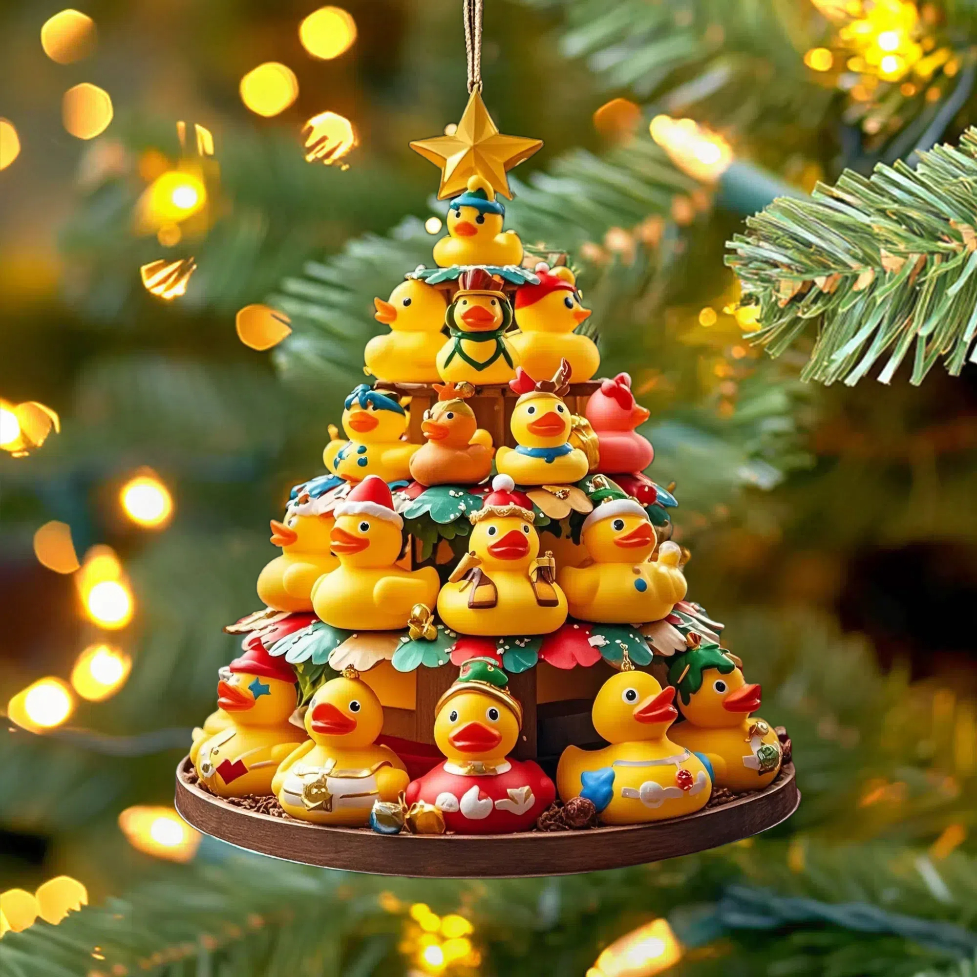 Duck Christmas Tree Ornaments