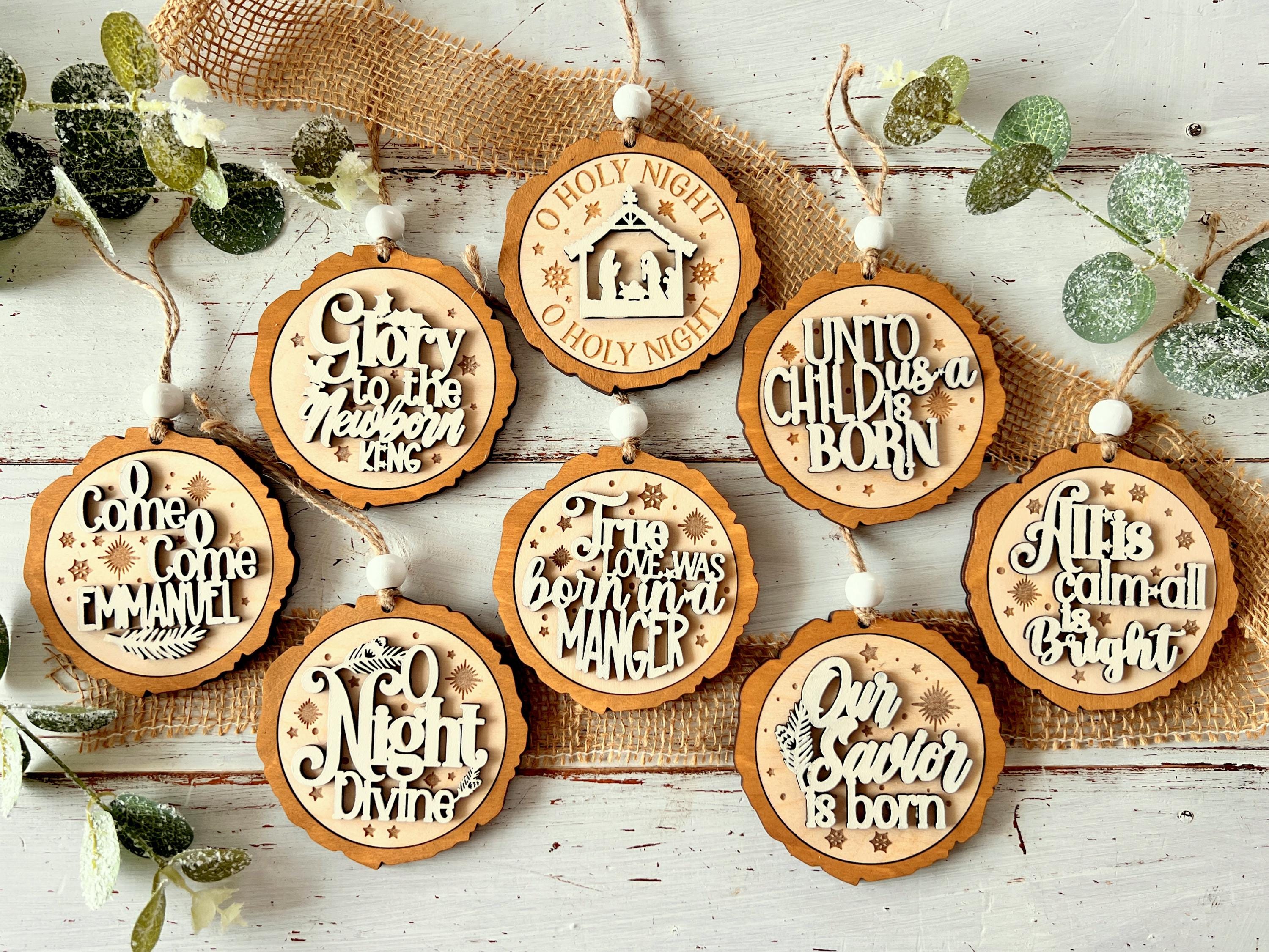 Nativity Ornaments Set(All of 7)