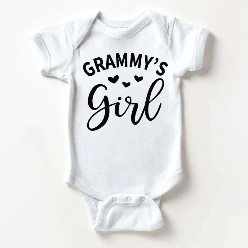 Body bianco per neonati con slogan "GRAMMY'S GIRL" - Bianco - 18-24 mesi - image 1