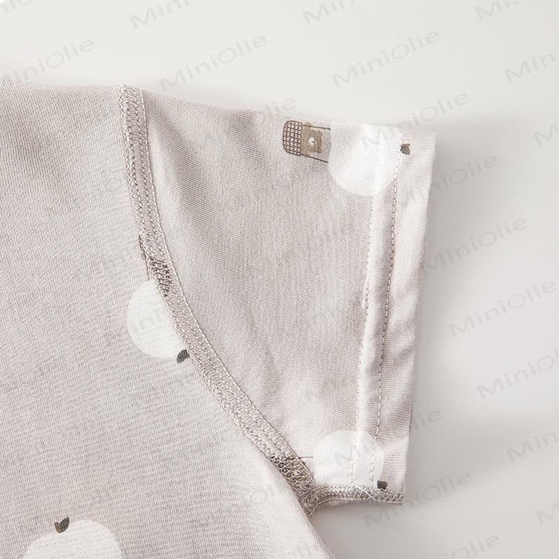 Tutina per neonato in cotone con stampa animalier - image 7
