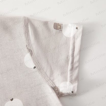 Tutina per neonato in cotone con stampa animalier - image 7