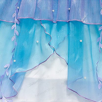 Vestito senza maniche in tulle di cotone per bambina - image 7