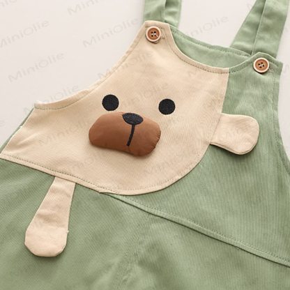 Salopette a forma di orso per neonati e bambini - image 6