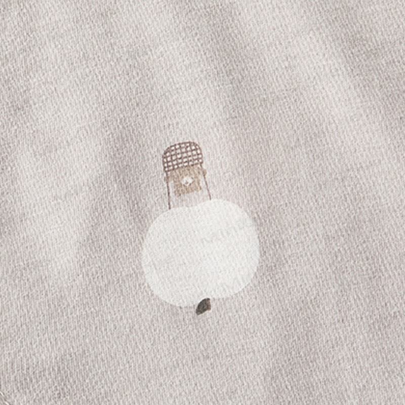 Tutina per neonato in cotone con stampa animalier - image 8