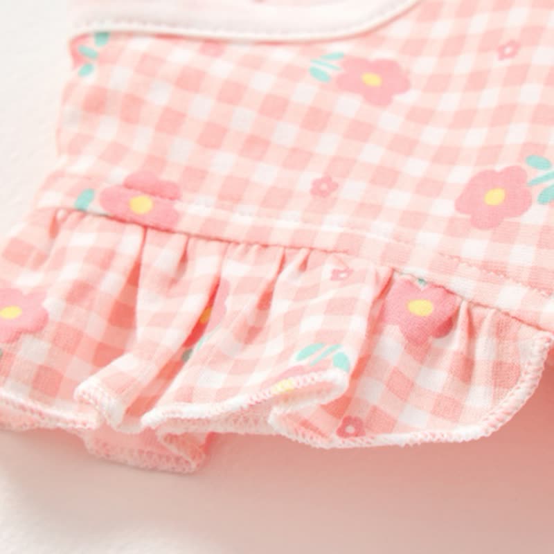 Vestito estivo da bambina con stampa e maniche a volant - image 9