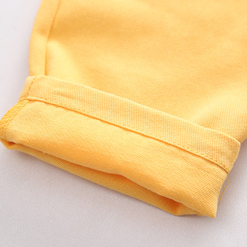 Set di 2 pezzi per neonati con orso colorato e adorabile salopette - image 14