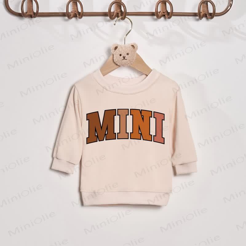 Felpa per tutta la famiglia MAMA/MINI Baby Beige - image 3