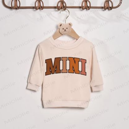Felpa per tutta la famiglia MAMA/MINI Baby Beige - image 3