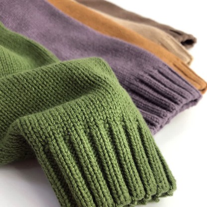 Maglione rilassato largo in tinta unita per bambini - image 8