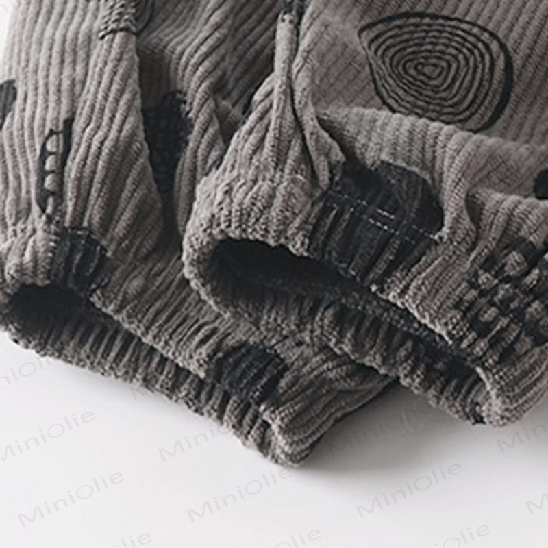 Pantaloni per neonati e bambini in velluto a coste dal design retrò - image 9