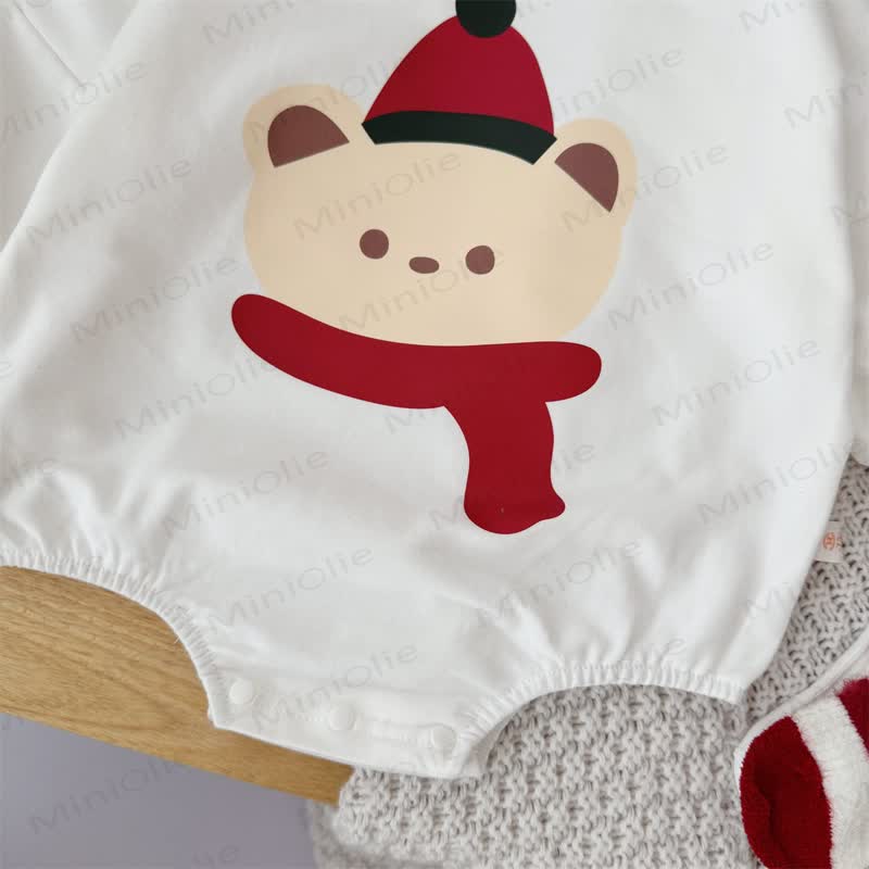 Body/calzini/cappello a forma di orsetto di Natale - image 4