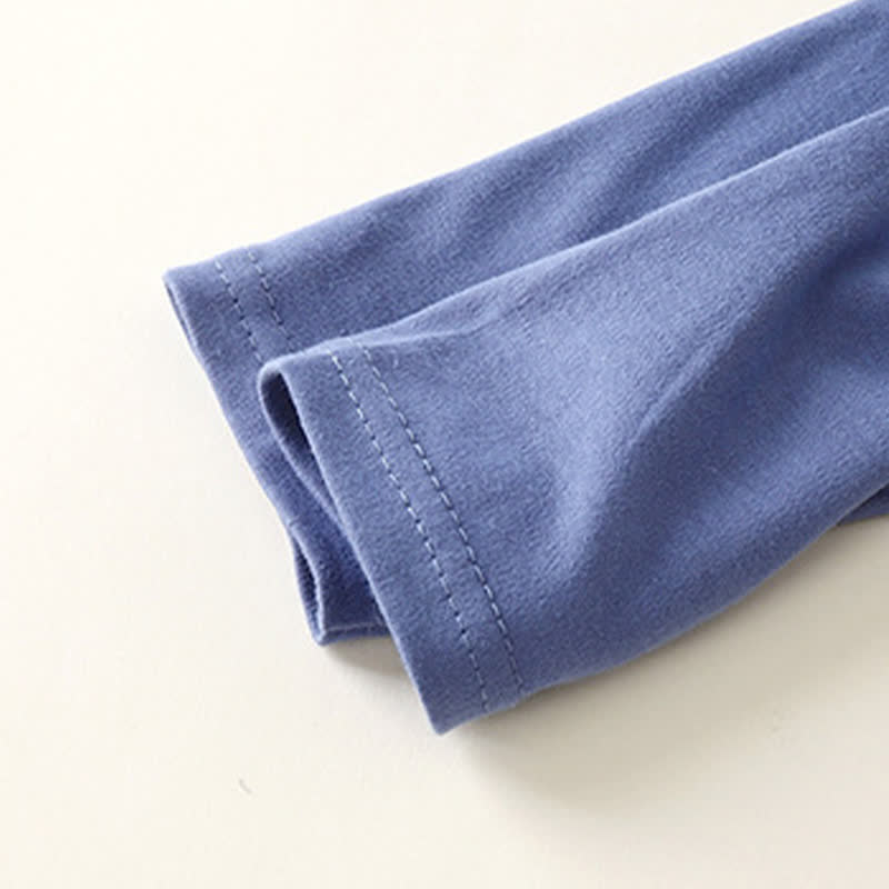 T-shirt in cotone a maniche raglan/a righe con stampa a cartoni animati per neonati e bambini piccoli - image 20