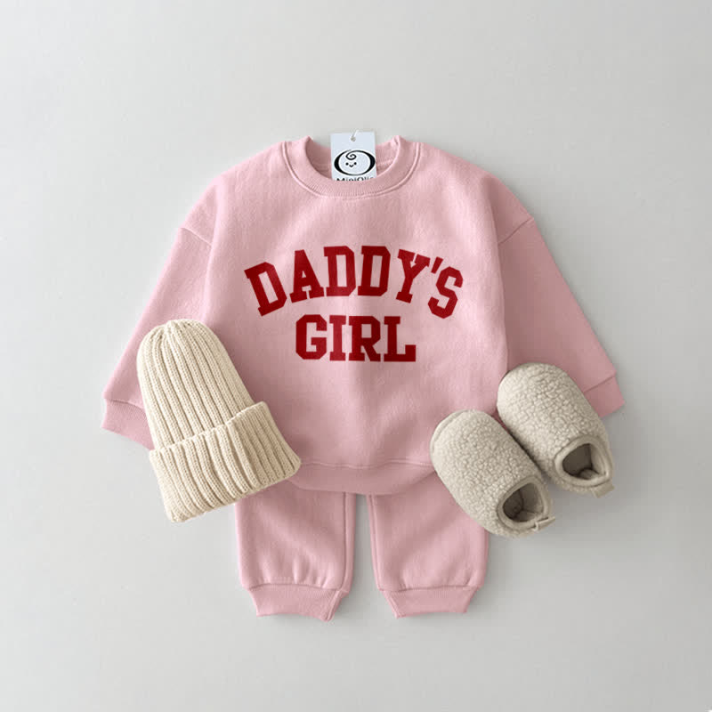 Completo 2 pezzi rosa per neonati DADDY'S GIRL - image 1