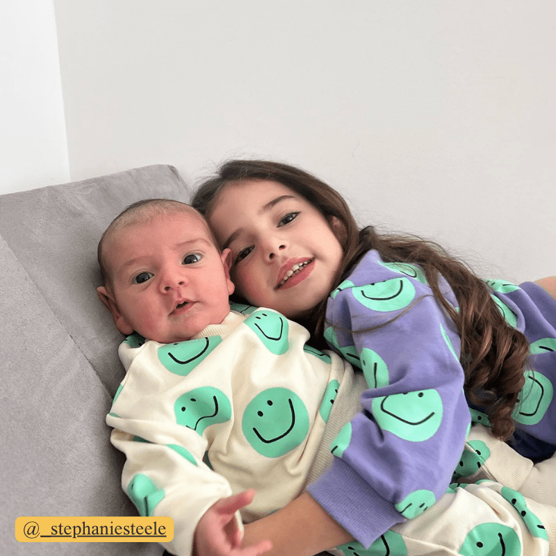 Set 2 pezzi Smiley per neonati e bambini - image 3