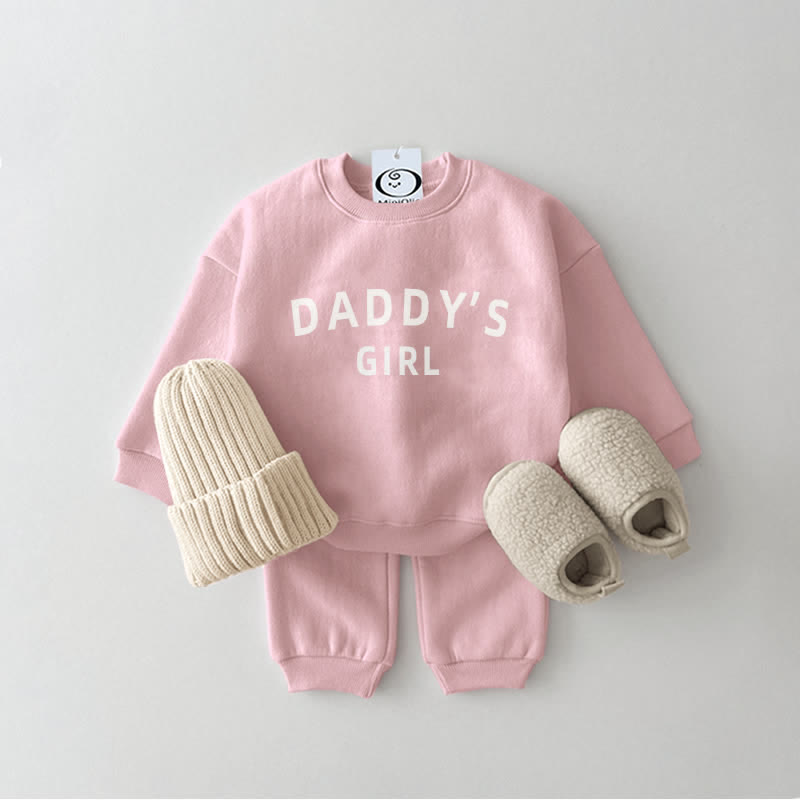Set semplice da 2 pezzi per neonati DADDY'S GIRL - image 1