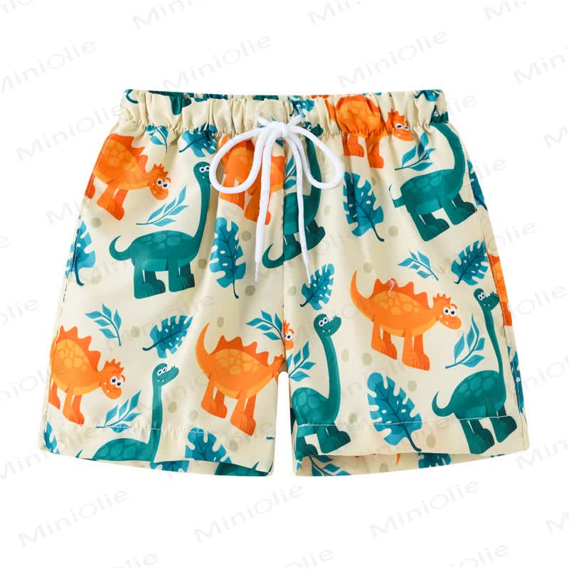 Pantaloncini da bagno con animali per bambini piccoli - Dinosauro - 7-9T - image 2