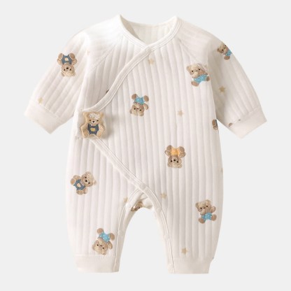Tutina Kimono Baby Star Bear - Bianco - 3-6 mesi - image 1