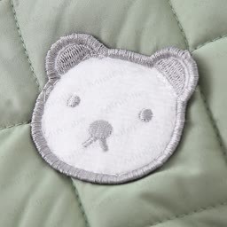 Tutina imbottita in cotone con cappuccio Baby Bear - image 6