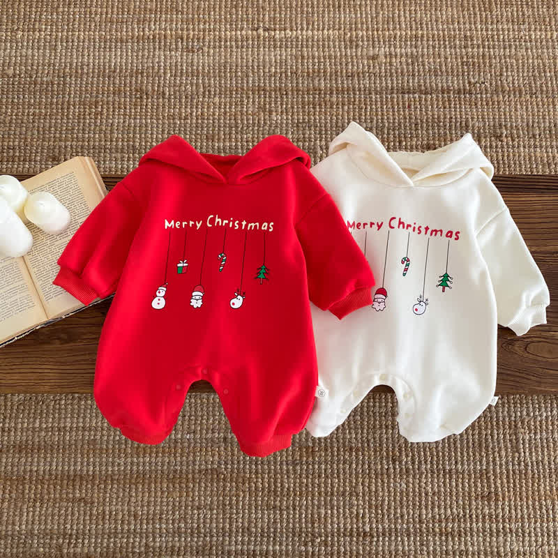 BUON NATALE Tutina con cappuccio per neonato - image 7