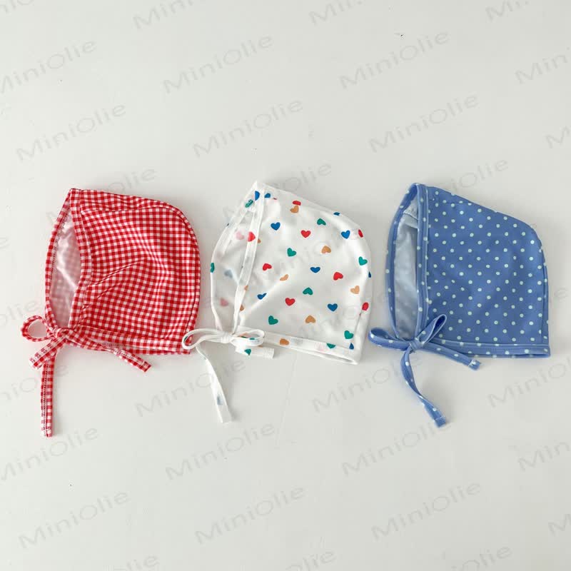 Costume da bagno intero per bambina con cappello - image 5