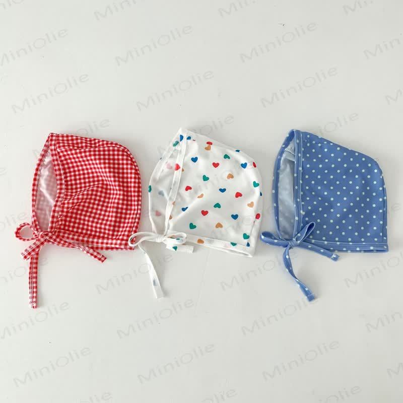 Costume da bagno intero per bambina con cappello - image 5