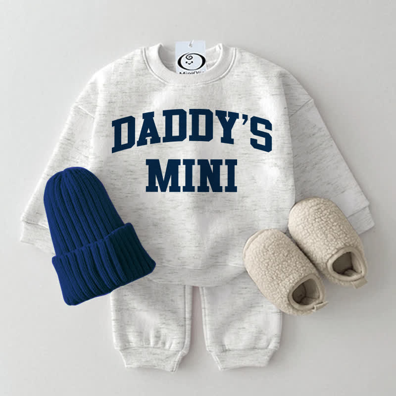 Completo due pezzi per neonato DADDY'S MINI - Grigio chiaro - 2-3T - image 1