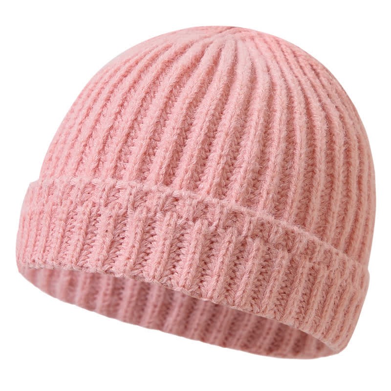 Berretto semplice color puro per neonato - Rosa chiaro - 0-12M - image 8