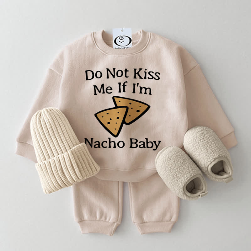 NON BACIARMI SE SONO NACHO BABY Set 2 pezzi - Beige - 2-3T - image 2