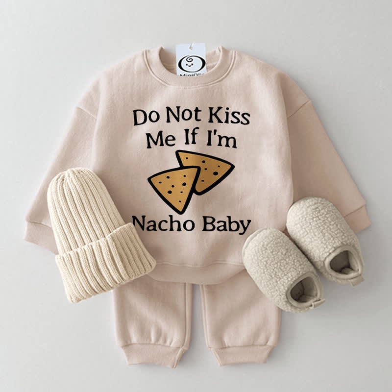 NON BACIARMI SE SONO NACHO BABY Set 2 pezzi - Beige - 2-3T - image 2
