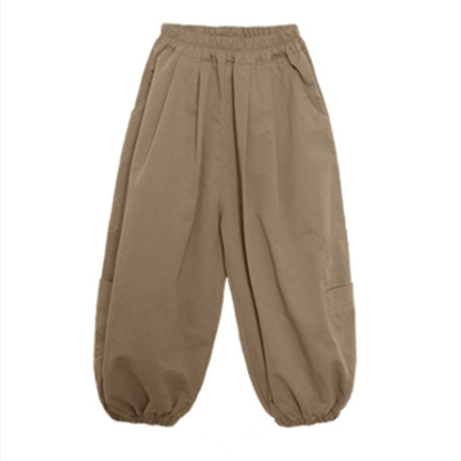 Pantaloni da jogging larghi per bambini piccoli, con design semplice - image 11