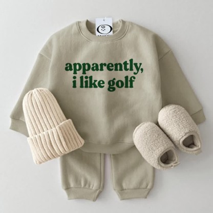 A quanto pare mi piace il set da 2 pezzi per bambini GOLF - Grigio Verde - 2-3T - image 1