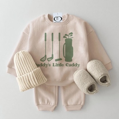 Set 2 pezzi per neonati DADDY'S LITTLE CADDY - Beige - 2-3T - image 1