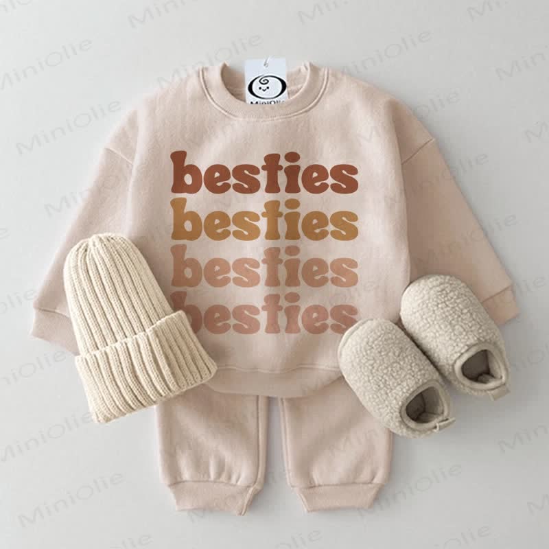 BESTIES Baby Set 2 pezzi beige - Beige - 2-3T - image 1