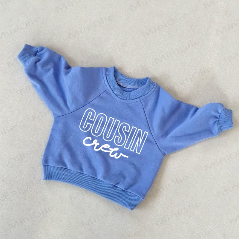 Felpa blu per neonati e bambini COUSIN CREW - Blu - 3-5T - image 1