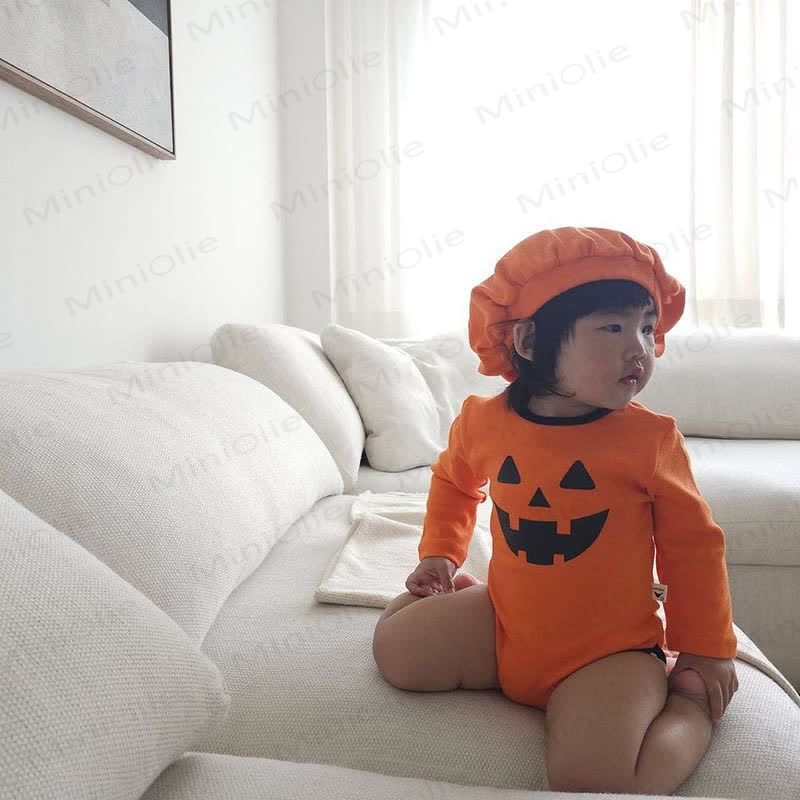 Body con cappello a forma di zucca per neonati - image 2
