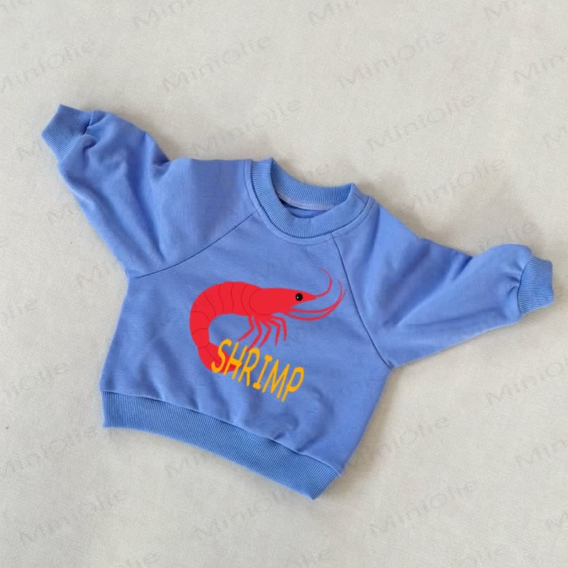 Felpa blu per bambini SHRIMP Baby - Blu - 3-5T - image 1