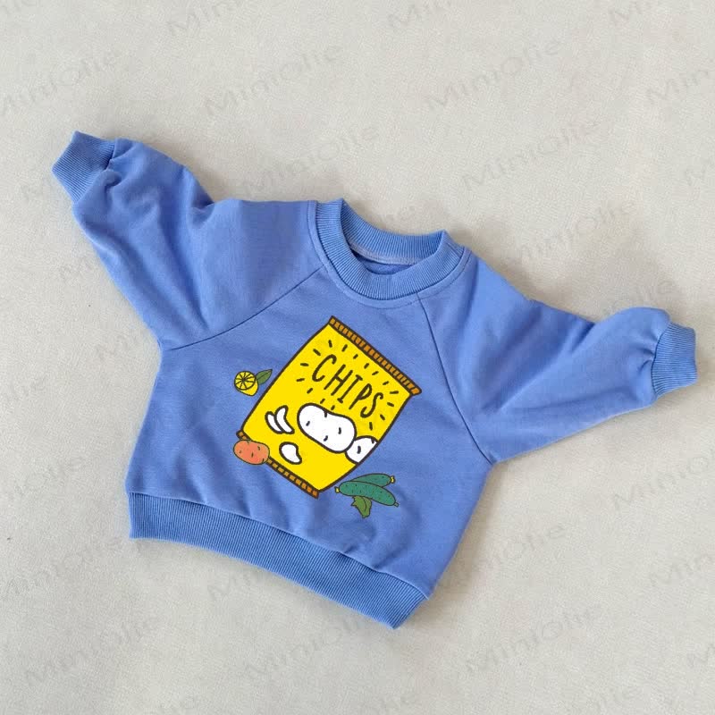 Felpa blu per bambini CHIPS Baby - Blu - 3-5T - image 1