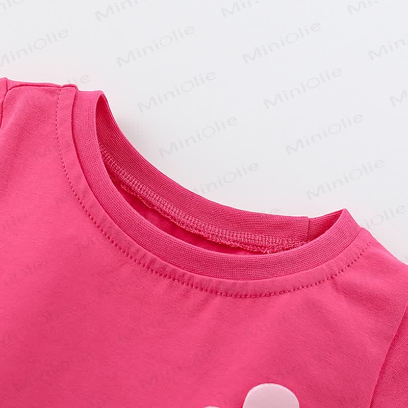 Vestito rosa in tulle con fiori per bambini - image 3