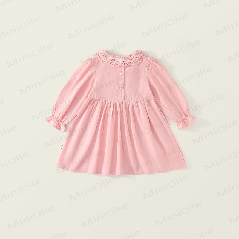 Vestito dolce con fiocco di fragole e coniglietto per bambini - image 3