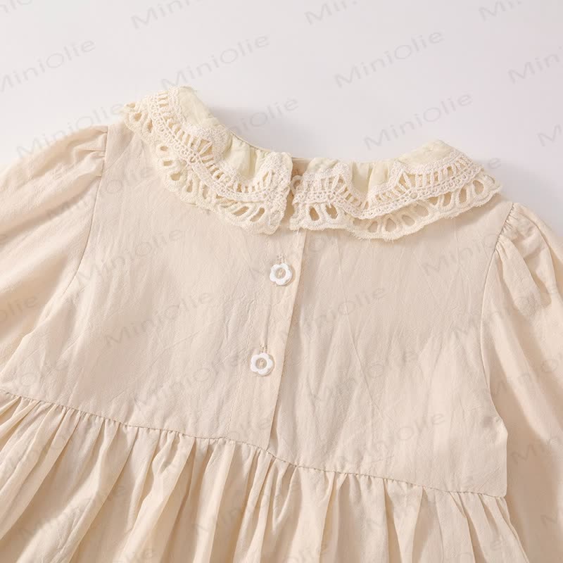Vestito dolce con fiocco di fragole e coniglietto per bambini - image 15