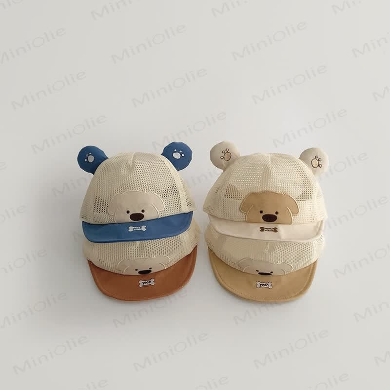 Berretto traspirante con visiera Baby Lovely Puppy - image 1