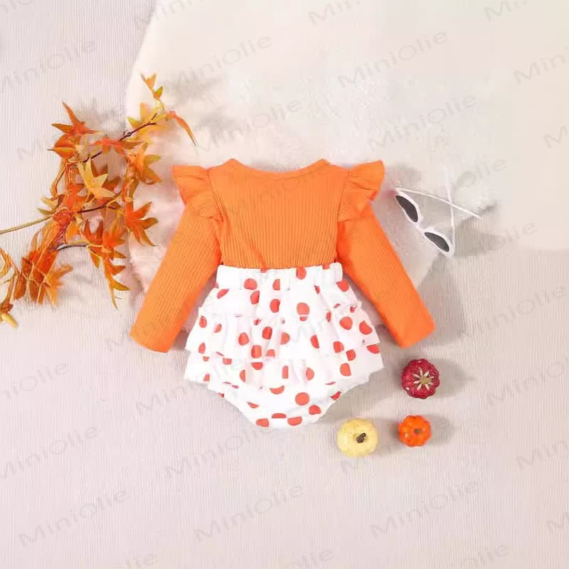 Body a pois con zucca per neonati - image 2